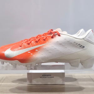 Nike Vapor Untouchable Speed 3 TD Football Cleats White 917166-108 Mens size 13 Orange