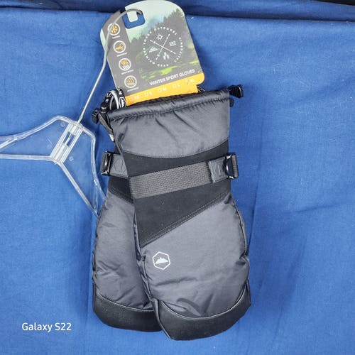 Black New XL Men's Go On  Explore Winter Sport Gloves Brand New