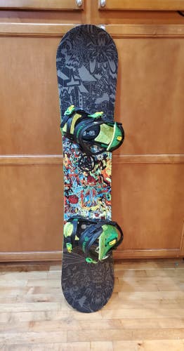 K2 Snowboard 137cm With K2 Binding Medium Binding .