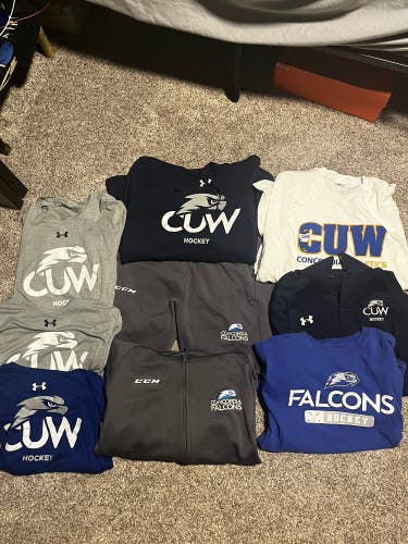 Team Issued Hockey/ School Clothing CUW
