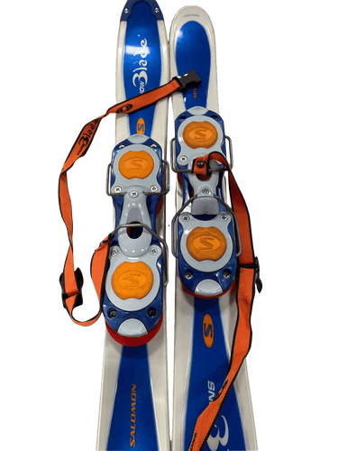 Used Salomon Snowblades + Bag 88 Cm Downhill Ski Boys Combo