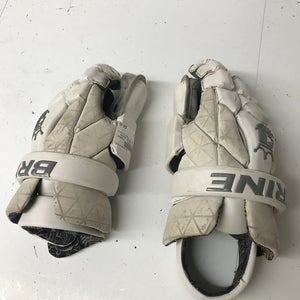 Used Brine Ksl 3 Goalie Glovs 12" Men's Lacrosse Gloves