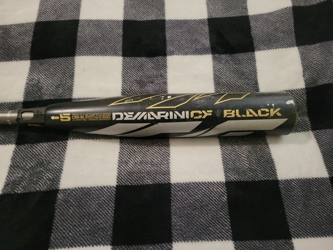 Used USSSA Certified 2019 DeMarini Composite Cf black Bat (-5) 25 oz 30"