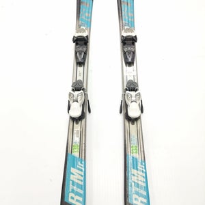 Used Volkl Jr Rtm 130 Cm Boys Downhill Ski Combo