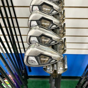 Used Callaway Rogue St Max Os Women's Right Iron Set 5i-aw Ladies Flex Graphite Shaft