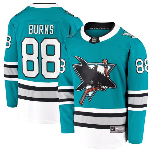 New San Jose Sharks Brent Burns #88 Fanatics Player Jersey SMALL fin SJ