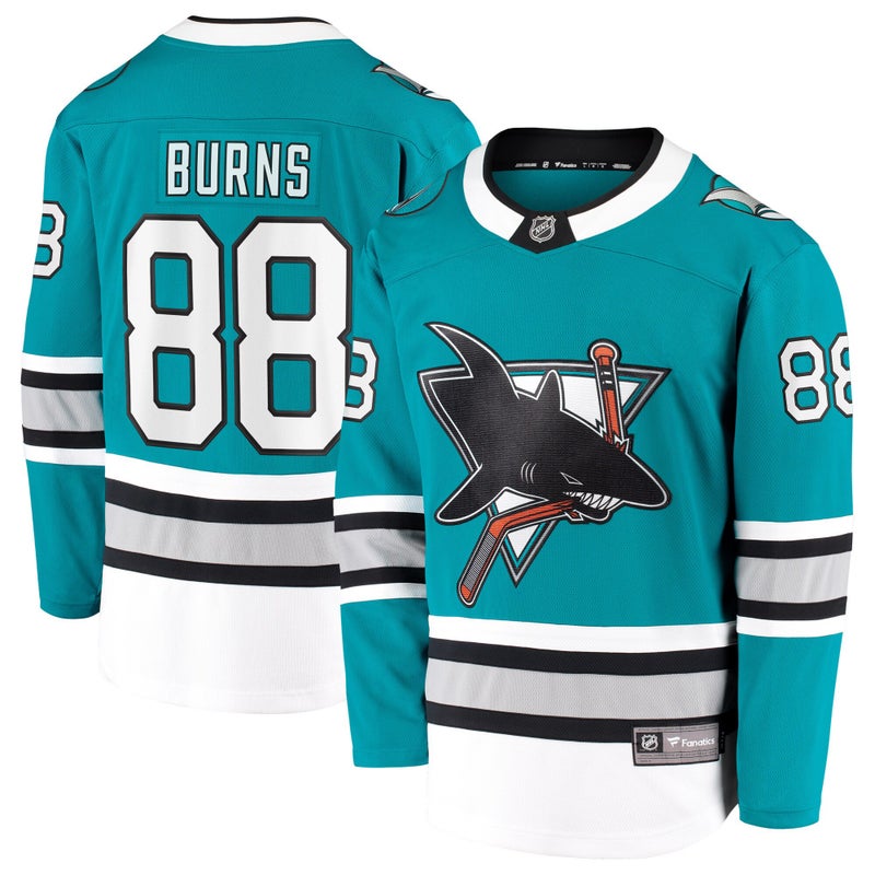 San Jose Sharks Youth - Brent Burns Breakaway Replica NHL Jersey ::  FansMania