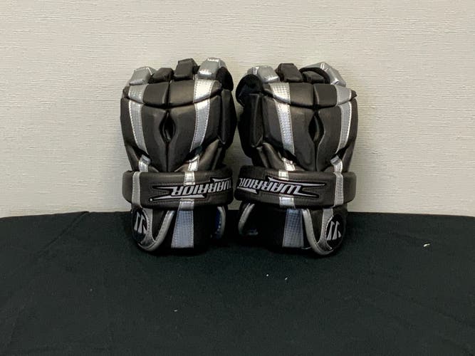 New Player's Warrior Rockstar Black Lacrosse Gloves (Tried on)