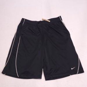 Nike Athletic Drawstring Running Shorts Mens Size Medium M Black White