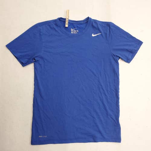 The Nike Tee Casual Short Sleeve T Shirt Adult Mens Size Small Blue White