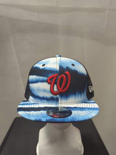 NWT Washington Nationals Tie Dye New Era 9fifty Snapback Hat MLB