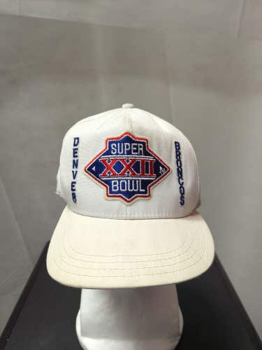 Vintage Denver Broncos Super Bowl XXII AJD Snapback Hat