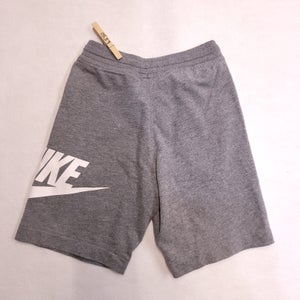 Nike Drawstring Athletic Shorts Youth Boys Size Large L Gray White