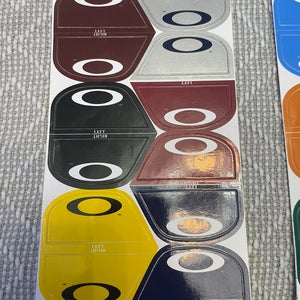 Oakley visor stickers