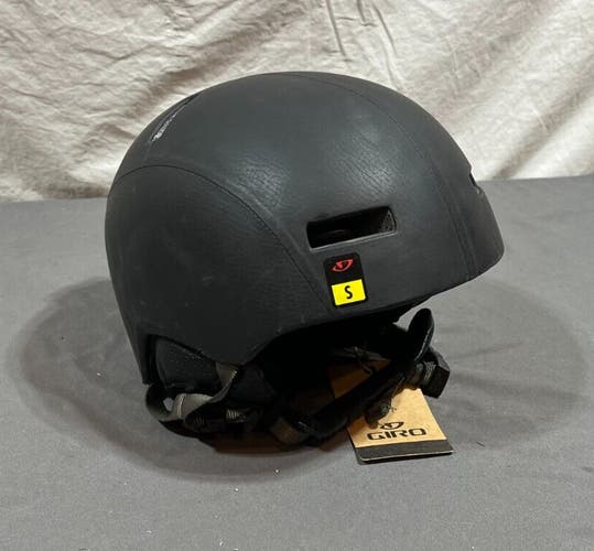 NOS Giro Shiv Black Leather Feel Ski/Snowboard Helmet Small Fast Shipping