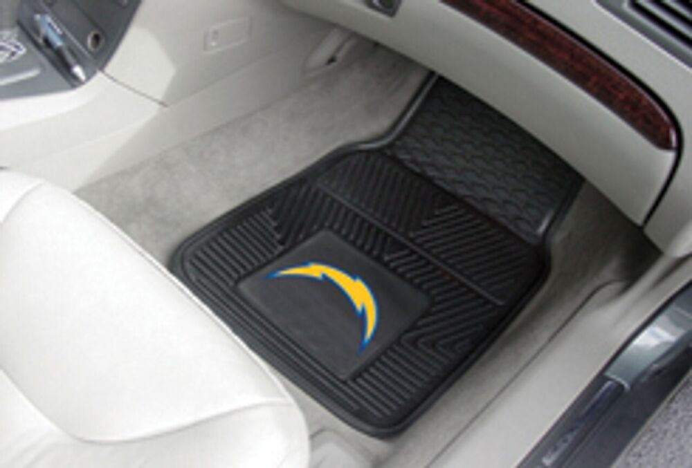 NFL Los Angeles Chargers Auto Front Floor Mats 1 Pair by Fanmats