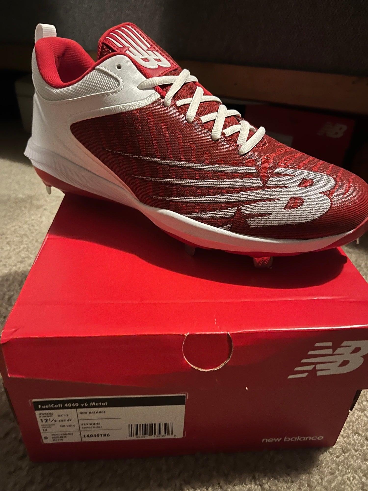 New Balance L4040TW6 FuelCell 4040 v6 Metal Baseball Cleats