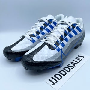 Nike Vapor Edge Speed 360 Blue White Football Cleats DQ5110-041 Men's Size 10