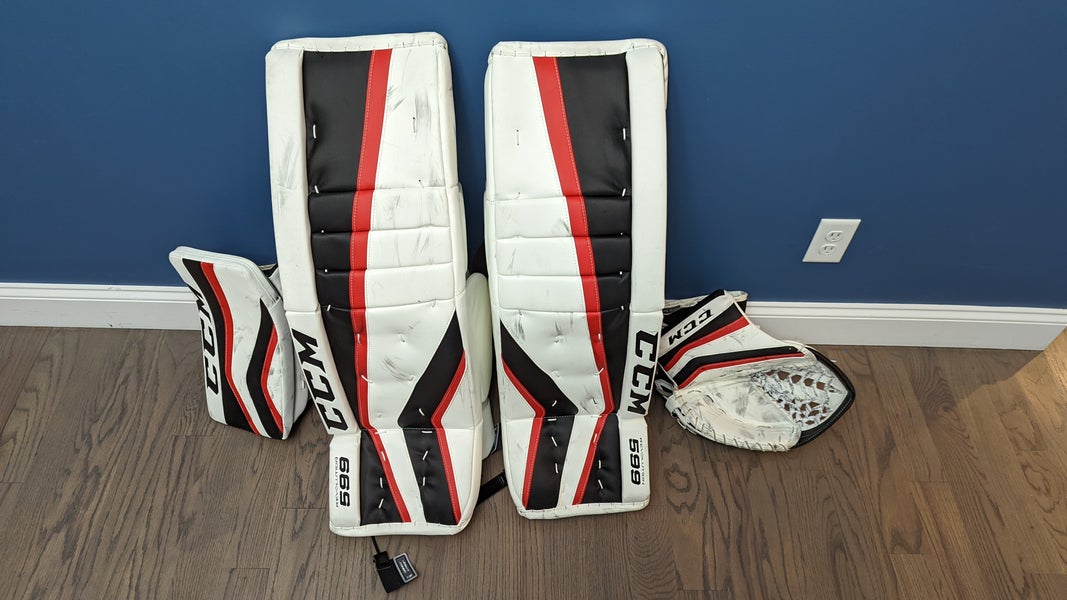 Used 34 + 2 CCM Regular Revolution 599 Goalie Full Set