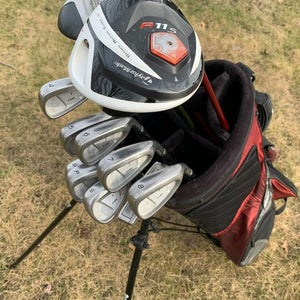 Complete Set of TaylorMade Golf Clubs + Stand Bag (1/2" Long)