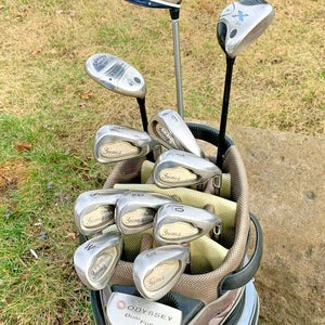 Complete Set of Women's Callaway Golf Clubs + Cart Bag