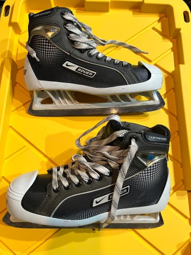 Used Bauer Regular Width  Size 8 Supreme one55 Hockey Goalie Skates