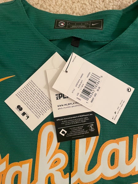 New Youth Authentic MLB Nike Oakland Athletics Matt Olson #28 Jersey SMALL  A's stomper 510 Moneyball