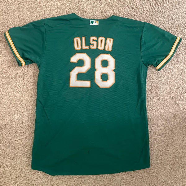 Men's Oakland Athletics Matt Olson Nike Green Name & Number T-Shirt