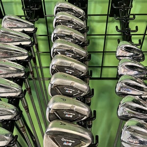 Used Taylormade M4 4i-gw Aw Stiff Flex Steel Shaft Iron Sets