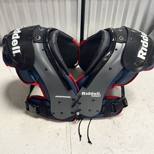 Used Riddell Youth Pads 2x Football Shoulder Pads