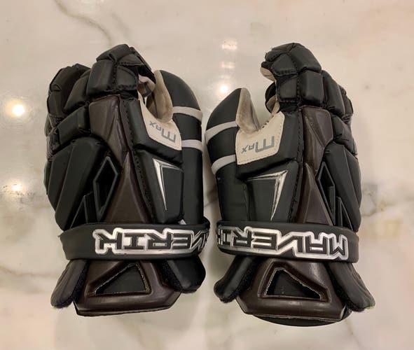 Used Goalie Maverik 12" Max Lacrosse Gloves
