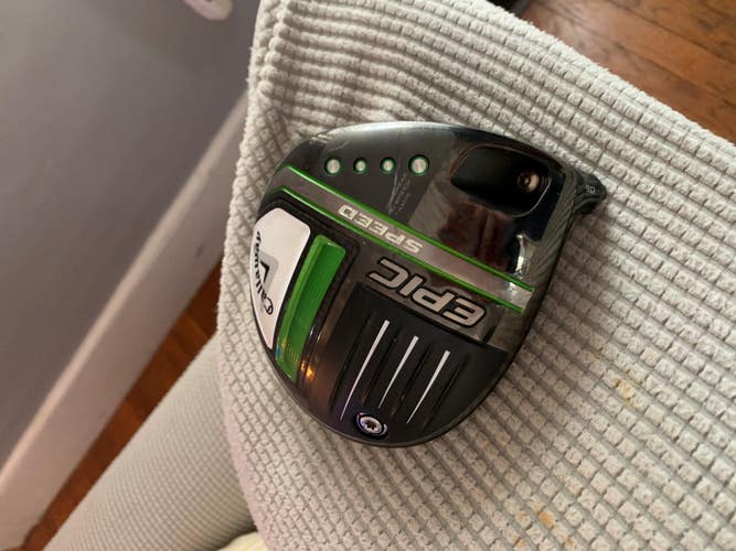 Callaway Right Handed Epic Speed Driver HEAD ONLY 9 DEGREE