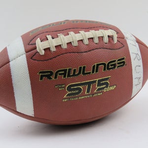 Rawlings ST5 Comp Football High School ST5COMPB Composite Leather NFHS Brown