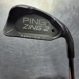 Used Ping Zing 2 Black Dot 1 Iron Stiff Flex Steel Shaft Individual Irons