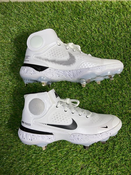 Retro ‘90s Nike Alpha Huarache Elite 3 Low Cleats 9 / Metal