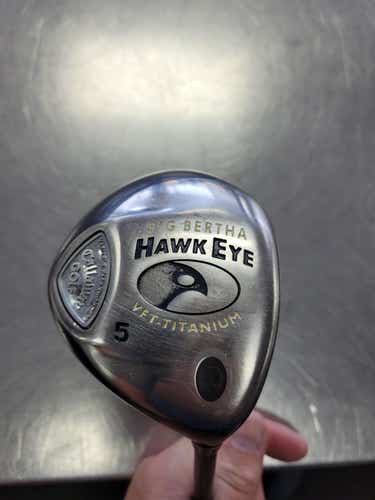 Used Callaway Bb Hawkeye Vft 5 Wood Stiff Flex Graphite Shaft Fairway Woods