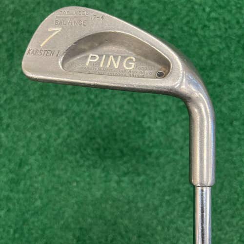 Ping Karsten I Black Dot Single 7 Iron Stiff Flex Steel Shaft RH 36.5” Men's