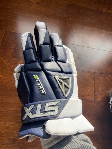 Used Player's STX 14" Cell V Lacrosse Gloves