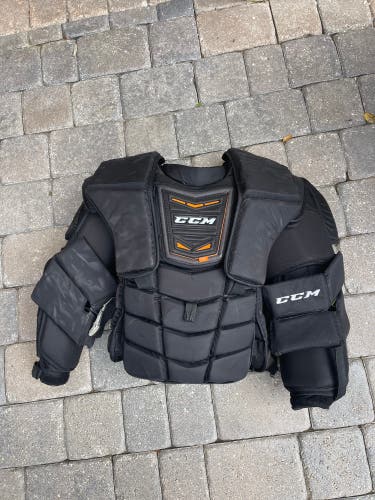 Used Large/Extra Large CCM Pro Stock Goalie Chest Protector