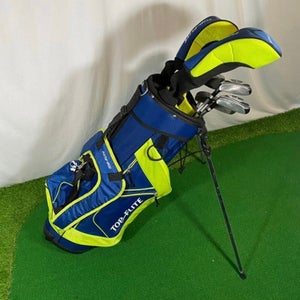 Topflite Golf Club Complete Set With Stand Bag Mens Right Handed