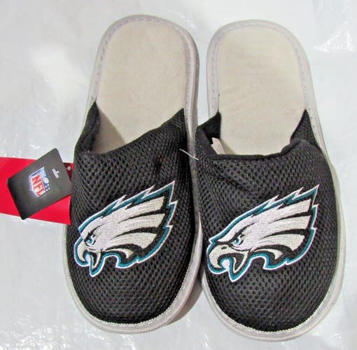 NFL Philadelphia Eagles Mesh Slide Slippers Striped Sole Size L by FOCO