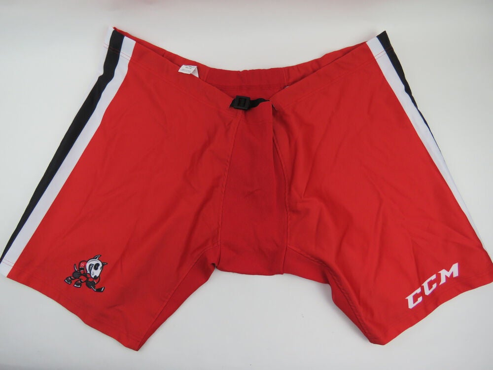 New! CCM Niagara IceDogs OHL Pro Stock Hockey Pant Shell Red