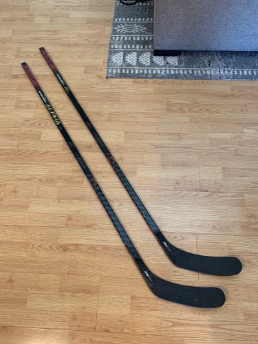 Two-Pack: Denver University P90TM Pro Stock Warrior Alpha DX Hockey Sticks 70 Flex
