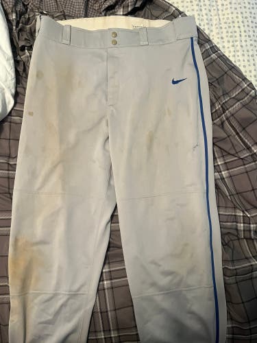 Gray Used XL Nike Game Pants