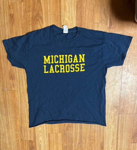 University of Michigan lacrosse shirt