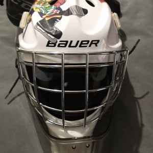 Used Bauer NME 4 Goalie Mask W/Neck Guard