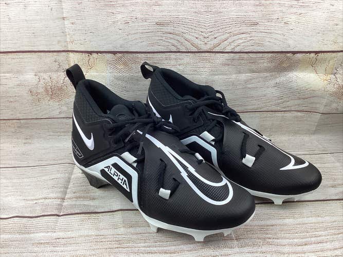 Nike Alpha Menace Pro 3 Mid Football Cleats Men's Black Size 10 CT6649-001