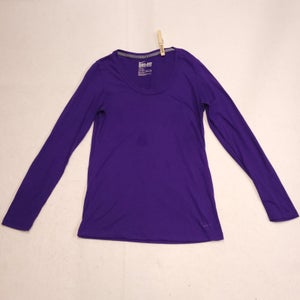 Nike Dri-Fit Athletic Long Sleeve Shirt Mens Size Extra Small XS Purple