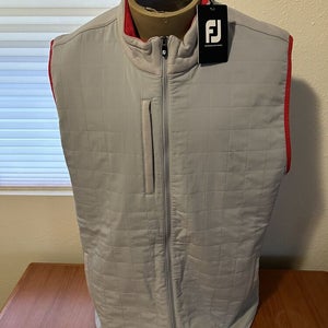 NEW FootJoy Golf Hybrid Vest  Mens Size Large Grey Style # 25305