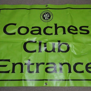 New York Lizards MLL Lacrosse Coaches Club Entrance Shuart Stadium Banner
